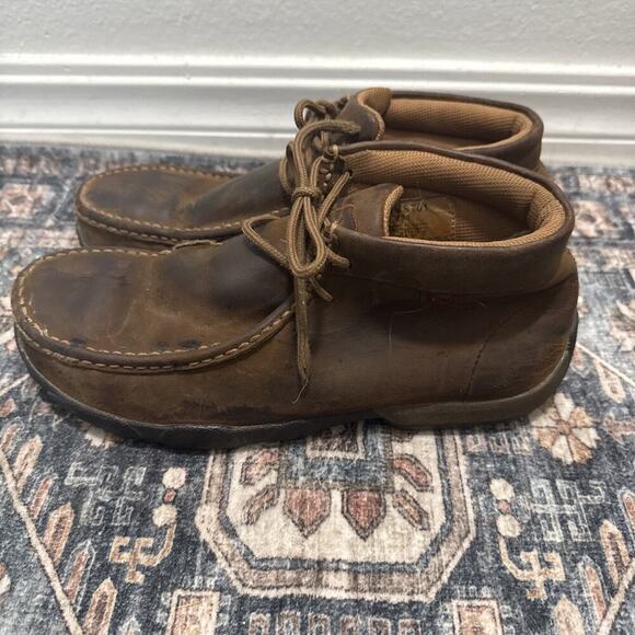 Twisted X Work Chukka Steel Toe Boot Brown Mens Size 7 M - Picture 2 of 6